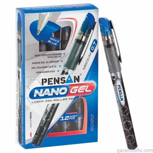 Pensan 6020 Nano Mavi Jel Roller Kalem - 3