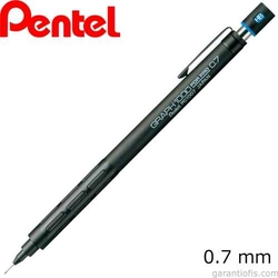 Pentel 0,7mm Graph PG1007 Mat Siyah Profesyonel Versatil Kalem - Thumbnail
