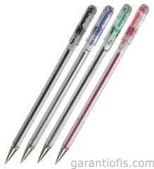 Pentel BK77 SuperB Kırmızı Çelik Uçlu Tükenmez Kalem (0,7 mm) - Thumbnail