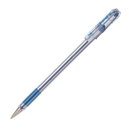 Pentel BK77 SuperB Mavi Çelik Uçlu Tükenmez Kalem (0,7 mm) - 1