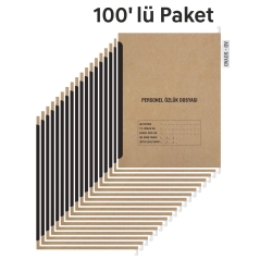 Personel Özlük Dosyası 8 Yapraklı (Metal Askılı 100 Adet)