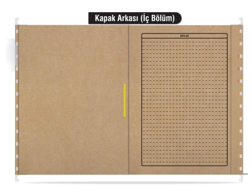 Personel Özlük Dosyası 8 Yapraklı (Metal Askılı 50 Adet) - 10