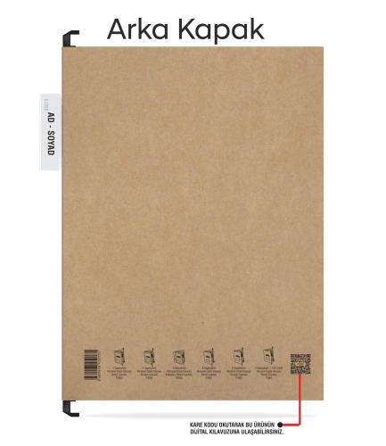 Personel Özlük Dosyası Tek Gözlü (Plastik Askılı 25 Adet) - 4