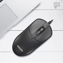 Philips M105 SPK7105 Kablolu Mouse Dpı1000 1,5mt Kablo Uzunuluğu (3 Milyon Tıklama Ömrü) - Thumbnail