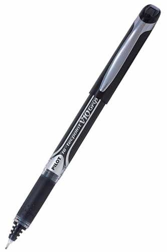 Pilot Hi-Tecpoint V10 Grip Siyah iğne Uçlu Roller Kalem (1,0mm) - 2