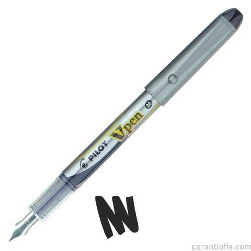 Pilot V-Pen Siyah Kullan-At Dolma Kalem - 1