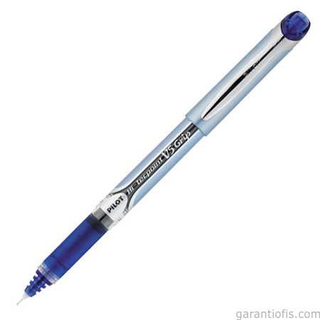 Pilot V5 Grip Hi-Tecpoint Mavi İğne Uçlu Roller Kalem - 1
