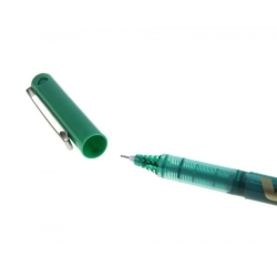 Pilot V7 Hi-Tecpoint Yeşil İğne Uçlu Roller Kalem - 3