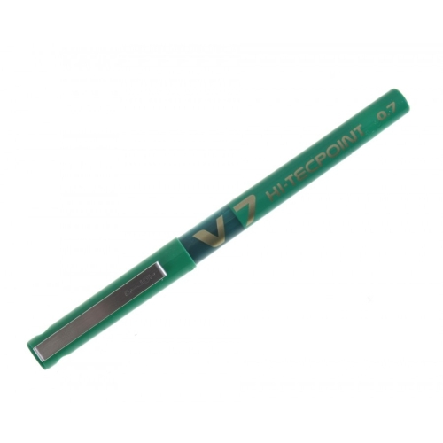 Pilot V7 Hi-Tecpoint Yeşil İğne Uçlu Roller Kalem - 2