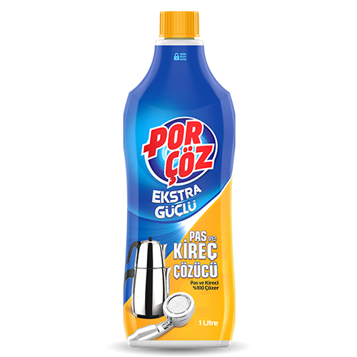 Porçöz Pas ve Kireç Çözücü Ekstra Güçlü (1 Litre) - 1