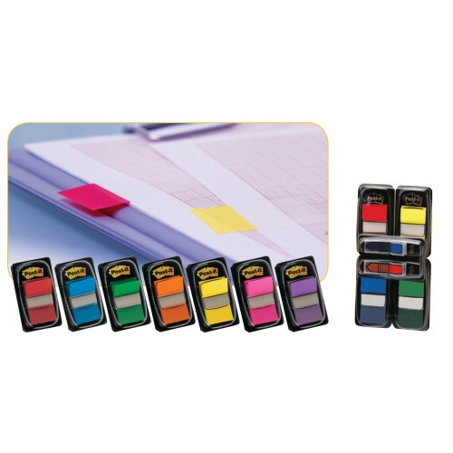 Post-it İndex 680 Yapışkanlı Sayfa İşaret Bandı Mavi - 3