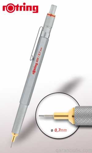 Rotring 800 Krom Mekanik Teknik Çizim Kalemi 0,7mm - 2