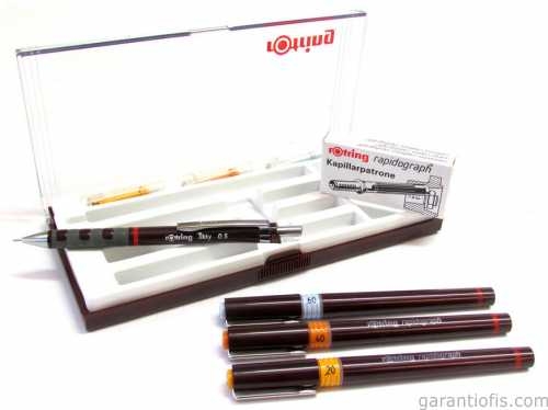 Rotring S0699320 Isograf Rapido Kalem Seti Junior Set - 3