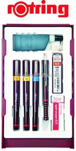 Rotring S0699370 İsograf Pergelsiz Rapido Kalem Set Kolej Set - 2