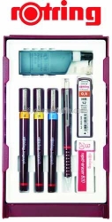 Rotring S0699370 İsograf Pergelsiz Rapido Kalem Set Kolej Set - 2