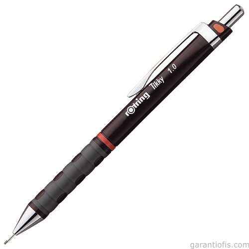 ROTRİNG Tikky RD 0,9 mm/1,0 mm Mekanik Kurşun Kalem Bordo - 1