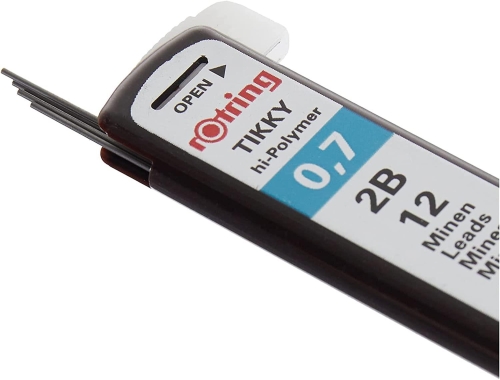 Rotring Tikky Yüksek Kaliteli Kurşun Kalem Ucu 0.7 mm (2B) - 2