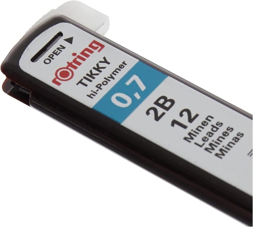 Rotring Tikky Yüksek Kaliteli Kurşun Kalem Ucu 0.7 mm (2B) - 3