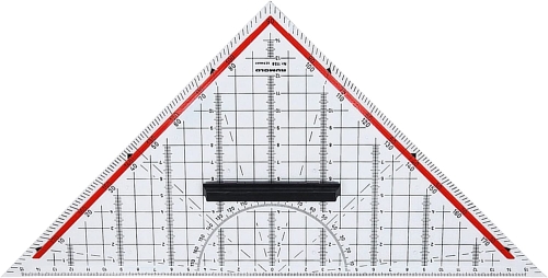 Rumold 1158 Geoderik Üçgen Açılı Cetvel (32 cm) - 1