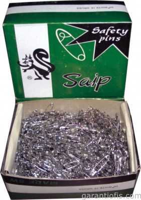 Saip Gümüş Çengelli İğne (22 mm) - 4
