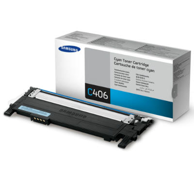 SAMSUNG CLT-C406S MAVI TONER 1.000 SAYFA CLP-365/CLX-3305/C410/C460 (ST986A) - 1