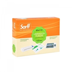Sarff 125 Mikron 85x115mm PVC Laminasyon Filmi (100 lü Paket) - 2