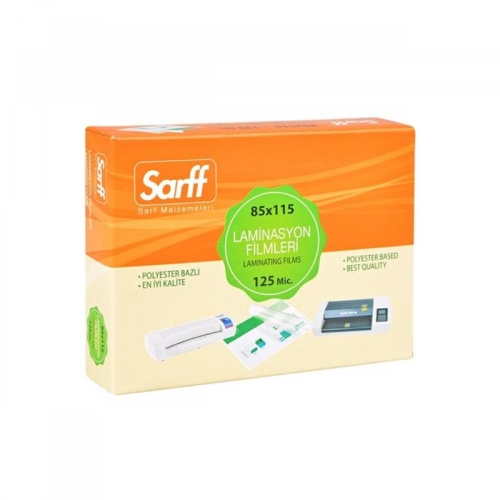 Sarff 125 Mikron 85x115mm PVC Laminasyon Filmi (100 lü Paket) - 2