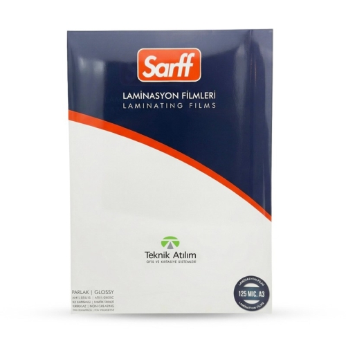 Sarff 125 Mikron A3 PVC Laminasyon Filmi (100 lü Paket) - 2
