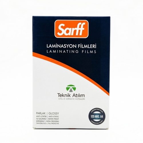Sarff 125 Mikron A4 PVC Laminasyon Filmi (100 lü Paket) - 1
