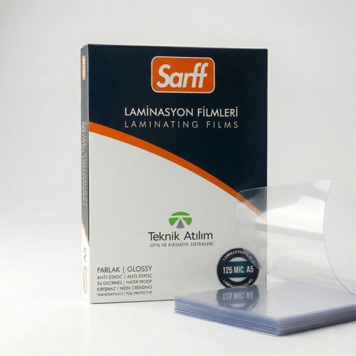 Sarff 125 Mikron A5 PVC Laminasyon Poşeti (100 lü Paket) - 3