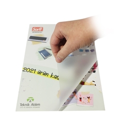 Sarff 125 Mikron Yapışkanlı A4 PVC Laminasyon Filmi (50 li Paket) - Thumbnail