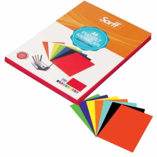 Sarff A4 Opak PP  Beyaz Cilt Kapağı 450 mic (50 li Paket) - 1
