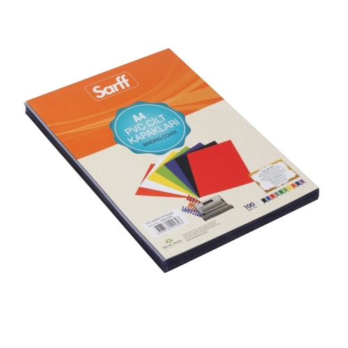Sarff A4 PVC Şeffaf Cilt Kapağı (100 lü Paket) - 1