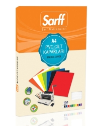 Sarff A4 PVC Şeffaf Cilt Kapağı (100 lü Paket) - 2