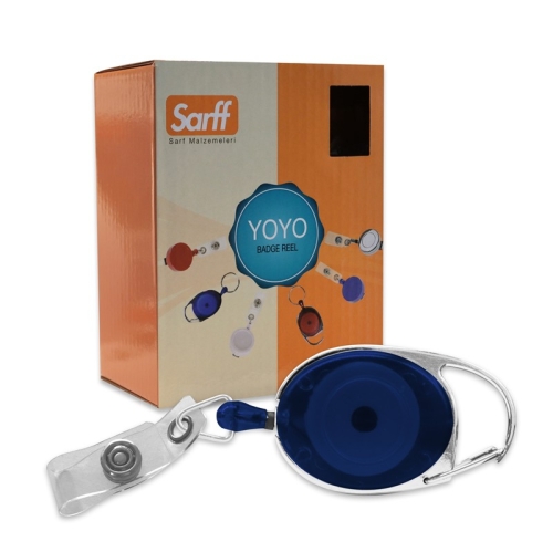 SARFF Anahtarlık Yoyo Şeffaf Mavi 25 Adet - 1