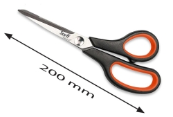 Sarff Easy Grip Kauçuk Plastik Saplı 20cm Ofis Makası - 1