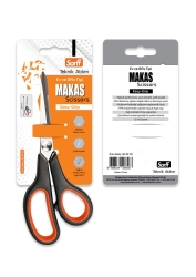 Sarff Easy Grip Kauçuk Plastik Saplı 20cm Ofis Makası - 3