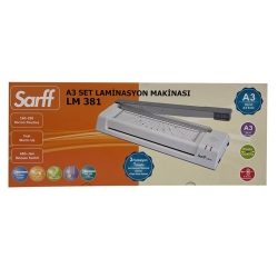 Sarff LM381 Set Giyotinli Köşe Almalı Laminasyon Makinesi - 4