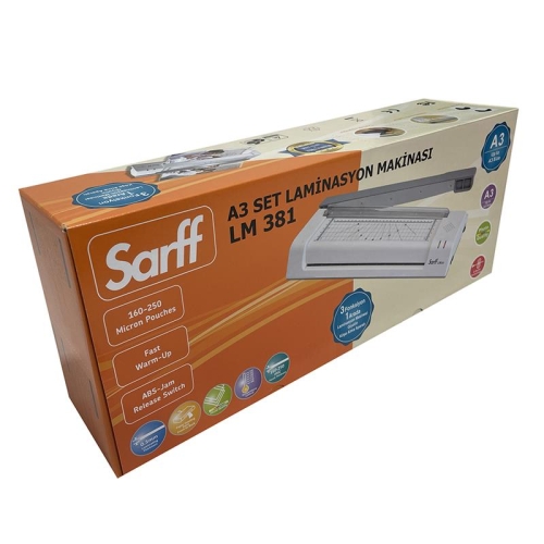 Sarff LM381 Set Giyotinli Köşe Almalı Laminasyon Makinesi - 5