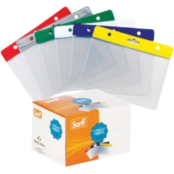 Sarff Yatay Kart Poşeti Şeffaf (100 lü Kutu) 