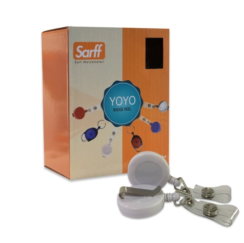 SARFF Yuvarlak Kancalı Beyaz Eko Yoyo 25 Adet - 1