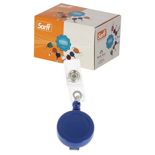 Sarff Yuvarlak Kancalı Yoyo Mavi (25 li Paket) - 1