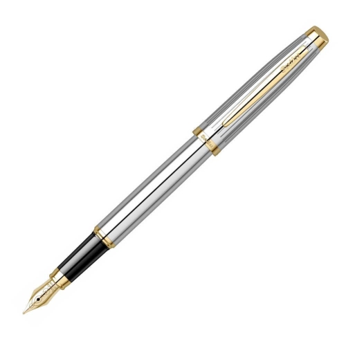 SCRİKSS Oscar 39 Parlak Krom/Gold Dolma Kalem - 1