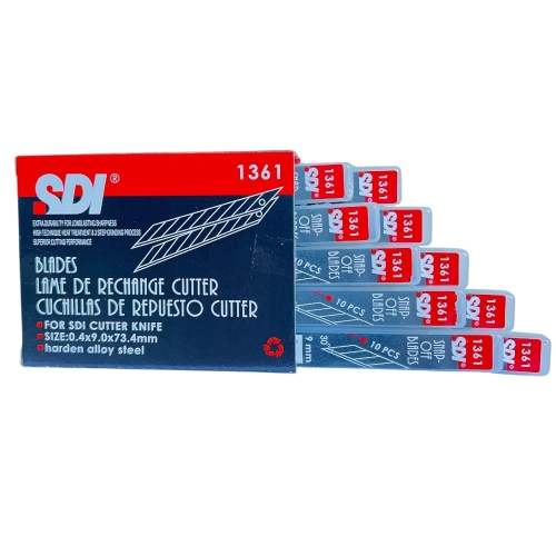 SDI 1361 Maket Bıçağı Yedeği Dar 30 derece Eğimli 10'lu 10 Tüp - 2