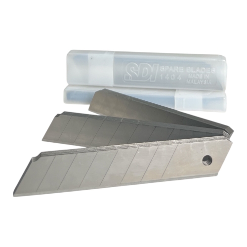 SDI 18mm Geniş Maket Bıçağı Yedek Ucu 1404 (10 Tüp - 100 Adet) - 3