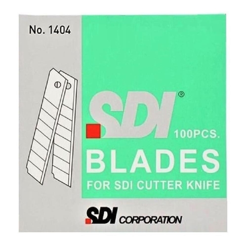 SDI 18mm Geniş Maket Bıçağı Yedek Ucu 1404 (1 Tüp - 10 Adet) - 4