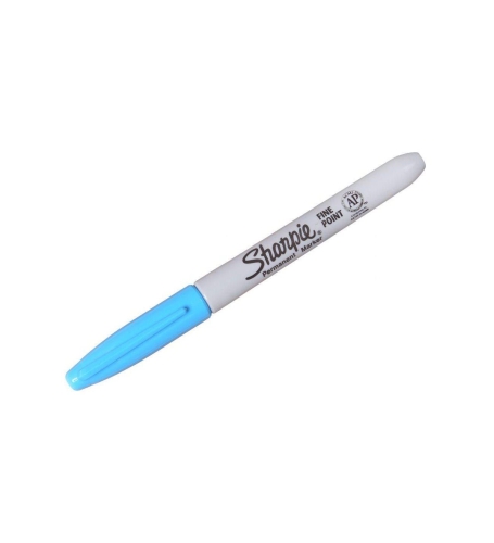 Sharpie Fine Point Yuvarlak Uçlu Turkuaz Permanent Kalemi - 1