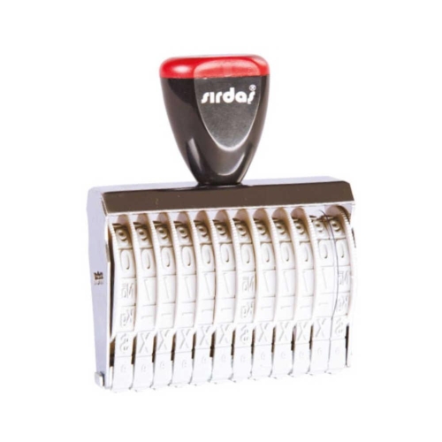 Sırdaş 12 Haneli Elle Çevirmeli Numaratör 9mm (15912) - 1