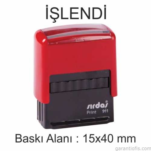 Sırdaş Otomatik İŞLENDİ Yazılı Kaşe - 1