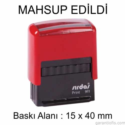 Sırdaş Otomatik Mahsup Edildi Yazılı Kaşe - 1
